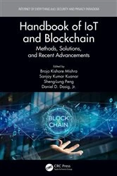 Book cover of Handbook of IoT and Blockchain by Brojo Kishore Mishra