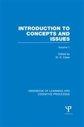 Book cover of Handbook of Learning and Cognitive Processes (Volume 1) by W. Estes