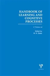 Book cover of Handbook of Learning and Cognitive Processes by W. Estes