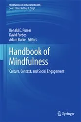 Book cover of Handbook of Mindfulness by Ronald E. Purser