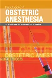 Book cover of Handbook of Obstetric Anesthesia by C. M. Palmer