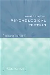 Book cover of Handbook of Psychological Testing (2nd ed.) by Paul Kline