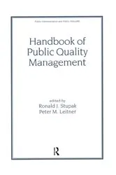 Book cover of Handbook of Public Quality Management by Ronald J. Stupak
