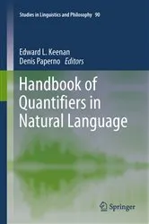 Book cover of Handbook of Quantifiers in Natural Language by Edward Keenan