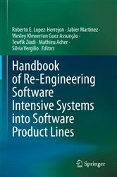 Book cover of Handbook of Re-Engineering Software Intensive Systems into Software Product Lines by Roberto E. Lopez-Herrejon