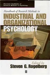 Book cover of Handbook of Research Methods in Industrial and Organizational Psychology by Steven G. Rogelberg