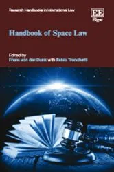 Book cover of Handbook of Space Law by Unknown