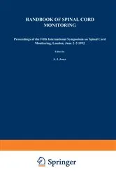 Book cover of Handbook of Spinal Cord Monitoring by S.J. Jones