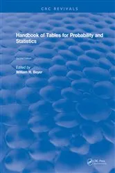 Book cover of Handbook of Tables for Probability and Statistics (2nd ed.) by William H. Beyer