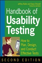 Book cover of Handbook of Usability Testing (2nd ed.) by Jeffrey Rubin