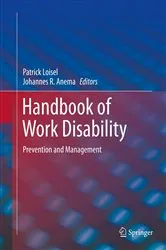 Book cover of Handbook of Work Disability by Patrick Loisel
