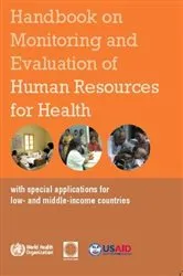 Book cover of Handbook on Monitoring and Evaluation of Human Resources for Health by M.R. Dal Poz