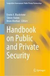 Book cover of Handbook on Public and Private Security by Erwin Blackstone