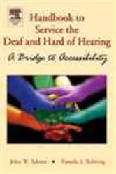 Book cover of Handbook to Service the Deaf and Hard of Hearing by John W. Adams