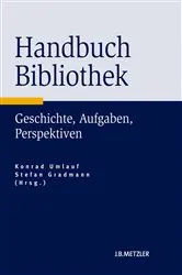 Book cover of Handbuch Bibliothek by Konrad Umlauf