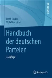 Book cover of Handbuch der deutschen Parteien (3rd ed.) by Frank Decker