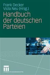 Book cover of Handbuch der deutschen Parteien by Frank Decker