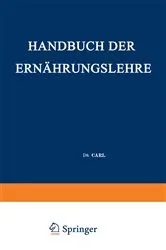 Book cover of Handbuch der Ernährungslehre by Unknown