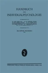 Book cover of Handbuch der Individualpsychologie by Unknown