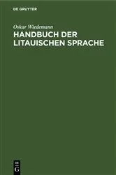 Book cover of Handbuch der litauischen Sprache by Unknown