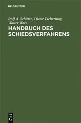 Book cover of Handbuch des Schiedsverfahrens (2nd ed.) by Unknown