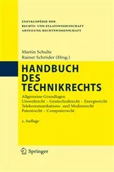Book cover of Handbuch des Technikrechts (2nd ed.) by Martin Schulte