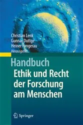 Book cover of Handbuch Ethik und Recht der Forschung am Menschen by Unknown