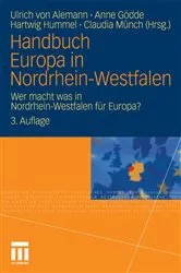 Book cover of Handbuch Europa in Nordrhein-Westfalen (3rd ed.) by Ulrich Alemann