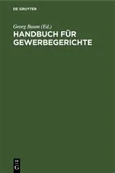 Book cover of Handbuch für Gewerbegerichte by Unknown