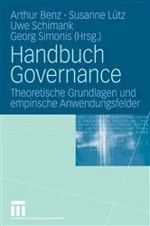 Book cover of Handbuch Governance by Arthur Benz