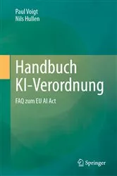 Book cover of Handbuch KI-Verordnung by Paul Voigt