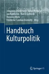 Book cover of Handbuch Kulturpolitik by Johannes Crückeberg