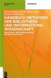 Book cover of Handbuch Methoden der Bibliotheks- und Informationswissenschaft by Konrad Umlauf
