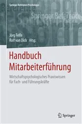 Book cover of Handbuch Mitarbeiterführung by Jörg Felfe