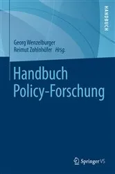 Book cover of Handbuch Policy-Forschung by Georg Wenzelburger