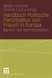 Book cover of Handbuch Politische Partizipation von Frauen in Europa by Beate Hoecker