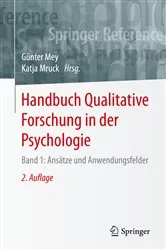 Book cover of Handbuch Qualitative Forschung in der Psychologie (2nd ed.) by Günter Mey