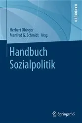 Book cover of Handbuch Sozialpolitik by Herbert Obinger