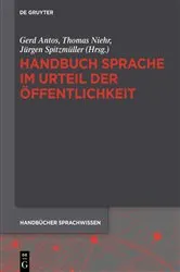 Book cover of Handbuch Sprache im Urteil der Öffentlichkeit by Unknown