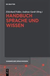 Book cover of Handbuch Sprache und Wissen by Ekkehard Felder