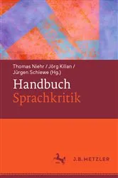 Book cover of Handbuch Sprachkritik by Thomas Niehr