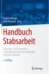 Book cover of Handbuch Stabsarbeit (2nd ed.) by Gesine Hofinger