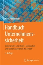 Book cover of Handbuch Unternehmenssicherheit (3rd ed.) by Klaus-Rainer Müller