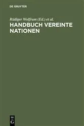 Book cover of Handbuch Vereinte Nationen by Rüdiger Wolfrum