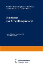 Book cover of Handbuch zur Verwaltungsreform by Bernhard Blanke