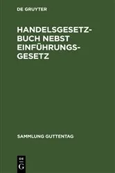 Book cover of Handelsgesetzbuch nebst Einführungsgesetz (8th ed.) by Unknown