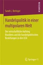 Book cover of Handelspolitik in einer multipolaren Welt by Sarah L. Beringer