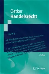 Book cover of Handelsrecht (5th ed.) by Unknown