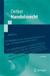 Book cover of Handelsrecht (6th ed.) by Unknown