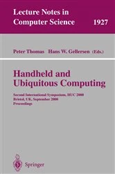 Book cover of Handheld and Ubiquitous Computing by Peter Thomas